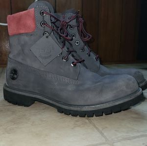 Timberland Boots Grey/Red TB0A1VTH Size 9.5
